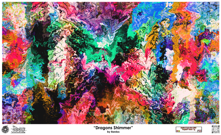 Dragons Shimmer Print First Edition