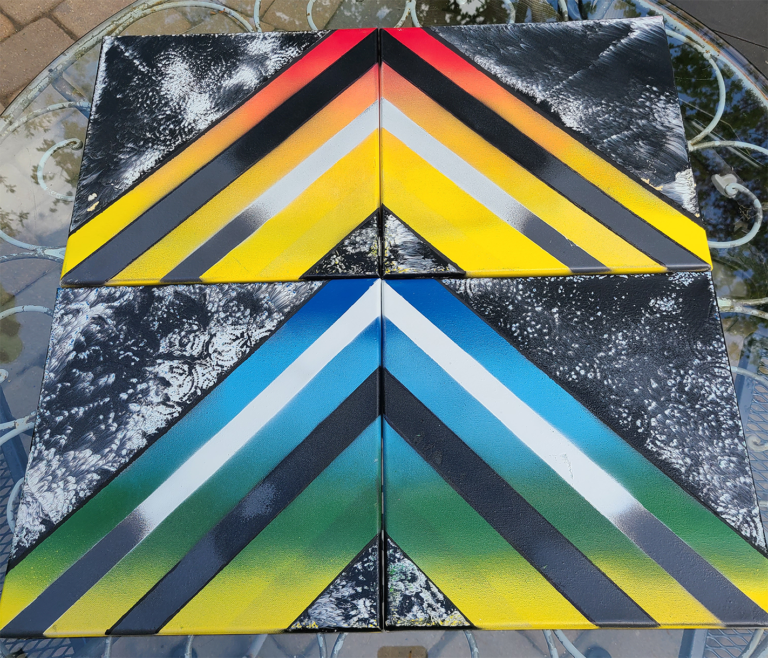 Puzzle Prism Painting #4 by Bardos