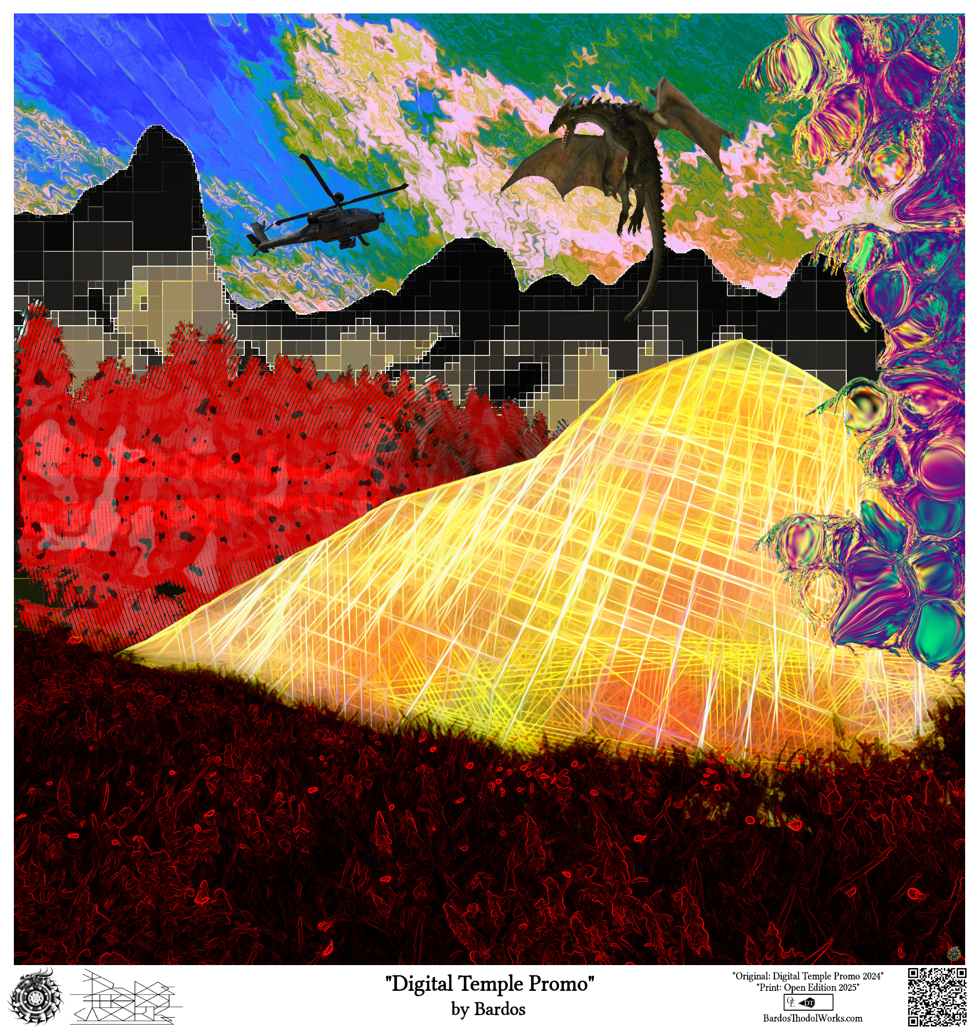 Digital Temple Promo Print