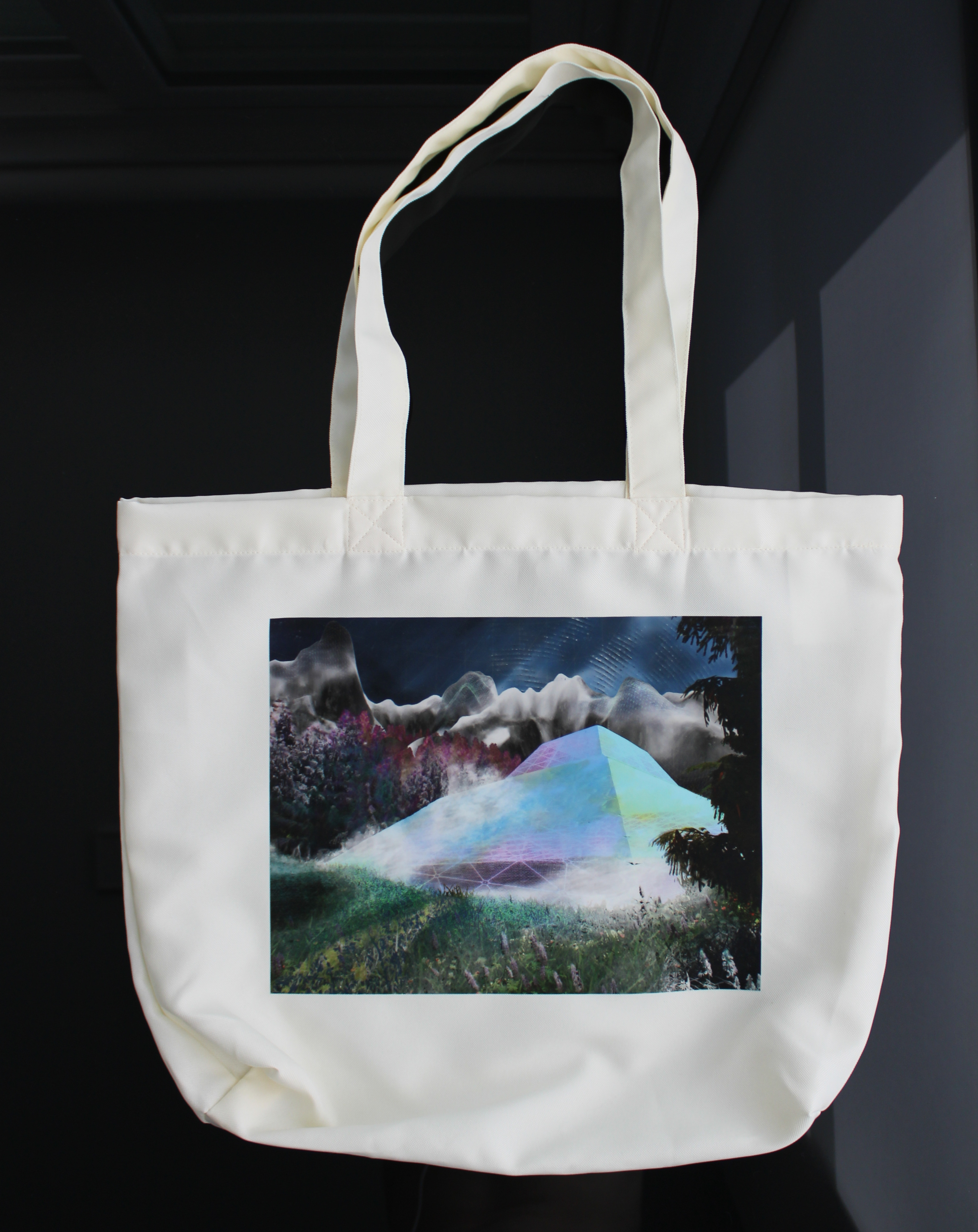 Digital Temple Tote Bag