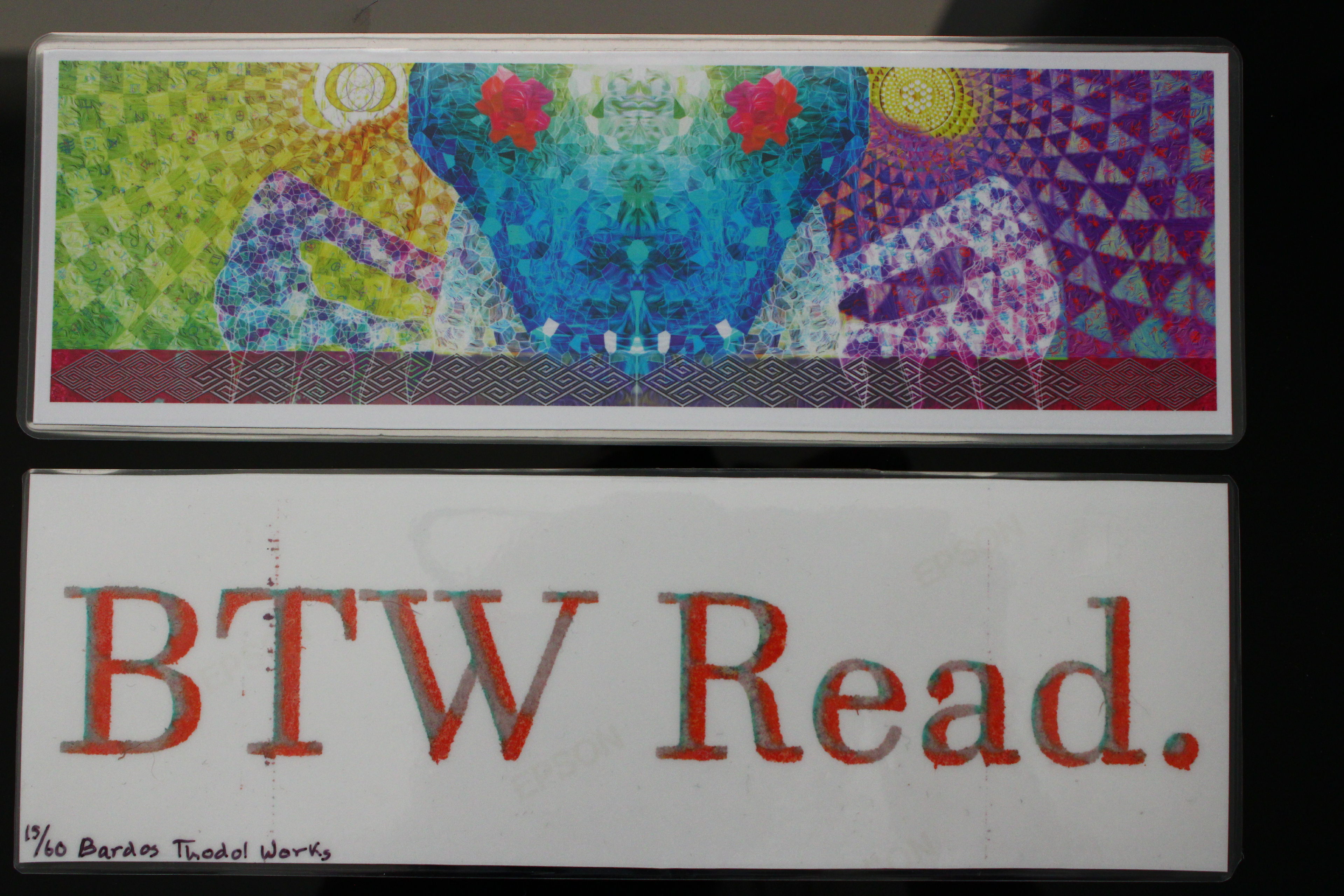 'Bloom Of The Celestial Serpent' Laminated Bookmark