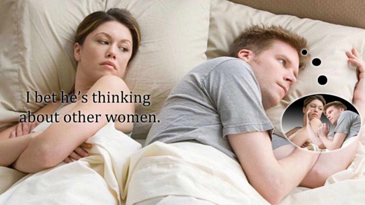 I bet he’s thinking about other women